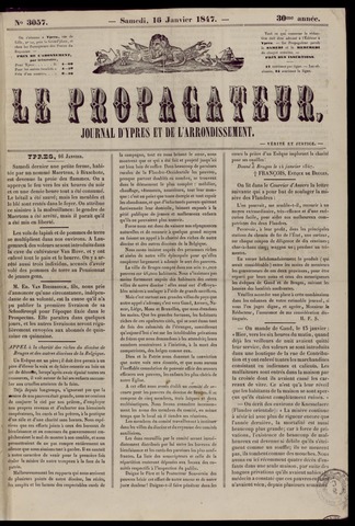Le Propagateur (1818-1871) 1847-01-16
