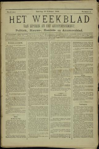 Het weekblad van Ijperen (1886-1906) 1888-02-11