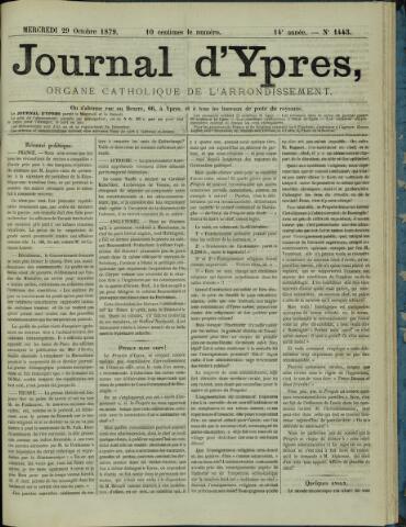 Journal d’Ypres (1874 - 1913) 1879-11-29