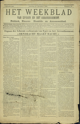 Het weekblad van Ijperen (1886 - 1906) 1901-12-21