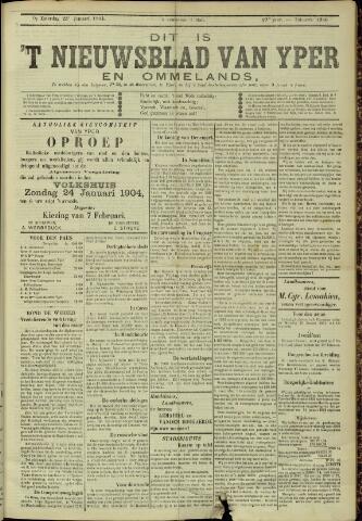 Nieuwsblad van Yperen en van het Arrondissement (1872-1912) 1904-01-23