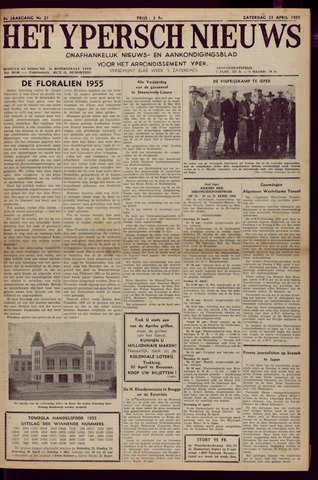 Het Ypersch nieuws (1929-1971) 1955-04-23