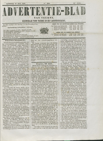 Het Advertentieblad (1825-1914) 1872-07-27