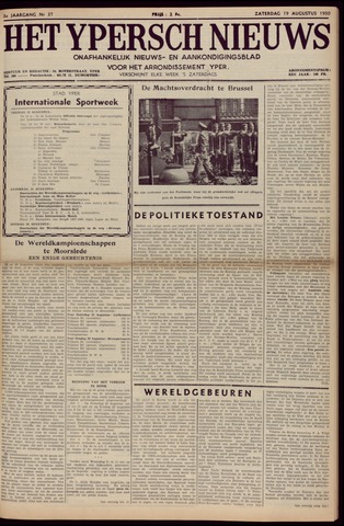 Het Ypersch nieuws (1929-1971) 1950-08-19
