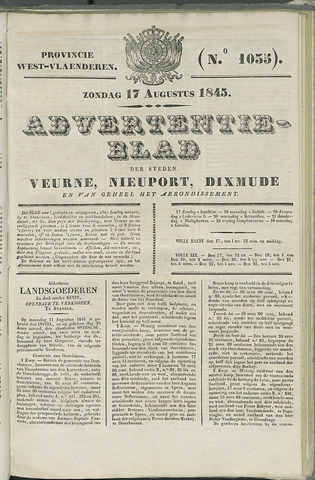 Het Advertentieblad (1825-1914) 1845-08-17
