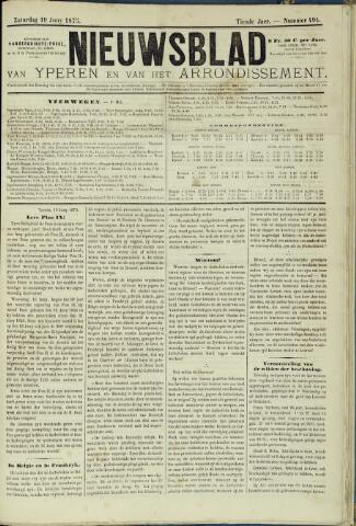 Nieuwsblad van Yperen en van het Arrondissement (1872 - 1912) 1875-06-19