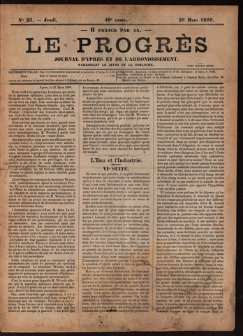 Le Progrès (1841-1914) 1889-03-28