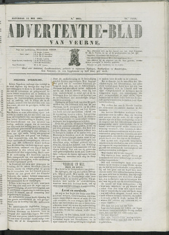 Het Advertentieblad (1825-1914) 1865-05-13