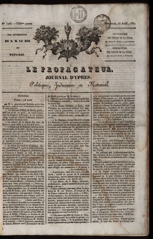 Le Propagateur (1818-1871) 1830-04-28