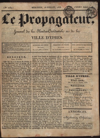 Le Propagateur (1818-1871) 1838-07-18