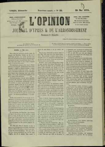 L’Opinion (1863 - 1873) 1871-05-28