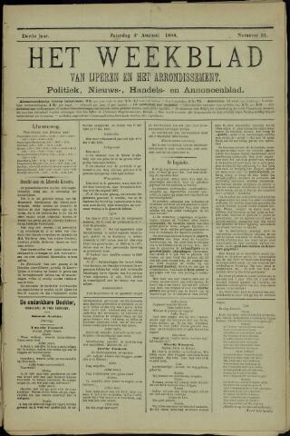 Het weekblad van Ijperen (1886-1906) 1888-08-04