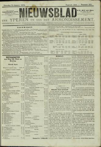 Nieuwsblad van Yperen en van het Arrondissement (1872 - 1912) 1874-01-24