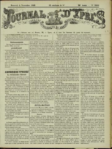 Journal d’Ypres (1874 - 1913) 1903-11-04