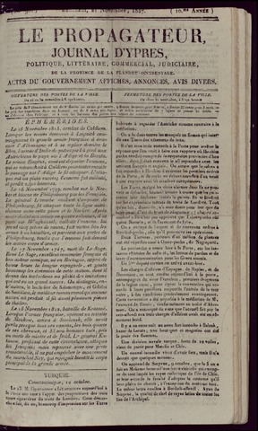 Le Propagateur (1818-1871) 1827-11-21