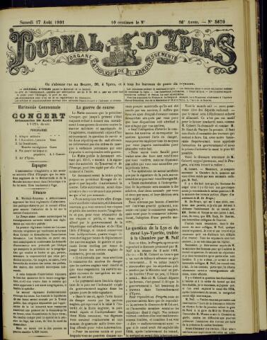 Journal d’Ypres (1874 - 1913) 1901-08-17