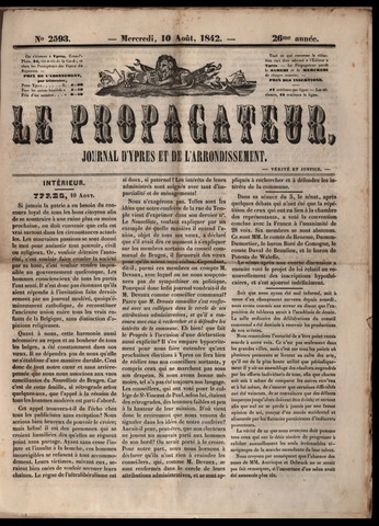 Le Propagateur (1818-1871) 1842-08-10