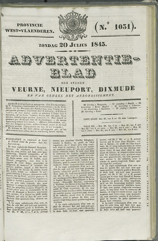 Het Advertentieblad (1825-1914) 1845-07-20