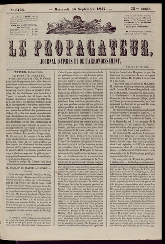 Le Propagateur (1818-1871) 1847-09-15