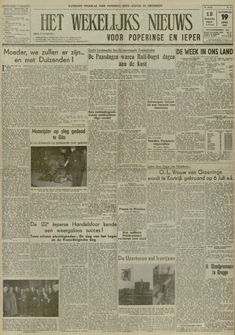 Het Wekelijks Nieuws (1946-1990) 1952-04-19