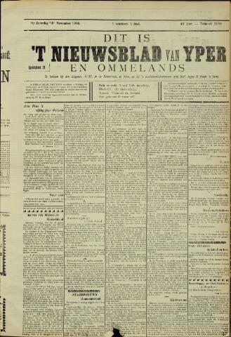 Nieuwsblad van Yperen en van het Arrondissement (1872-1912) 1908-11-14