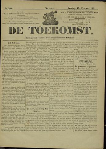 De Toekomst (1862 - 1894) 1891-02-15