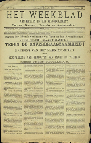 Het weekblad van Ijperen (1886 - 1906) 1901-12-28