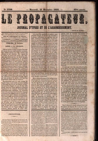 Le Propagateur (1818-1871) 1853-12-21
