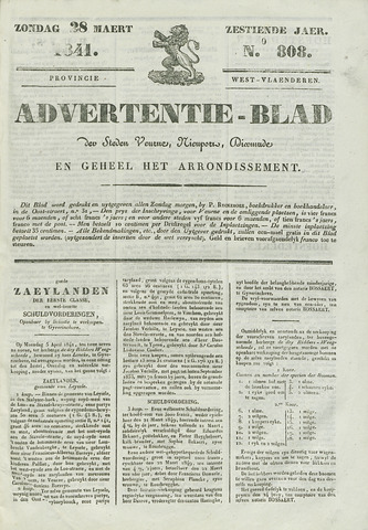 Het Advertentieblad (1825-1914) 1841-03-28