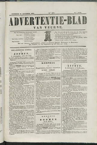 Het Advertentieblad (1825-1914) 1863-11-21