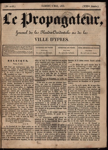 Le Propagateur (1818-1871) 1838-05-05