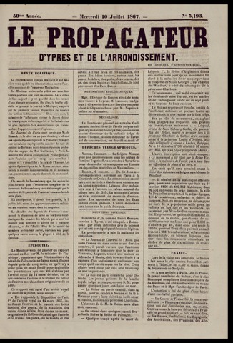 Le Propagateur (1818-1871) 1867-07-10