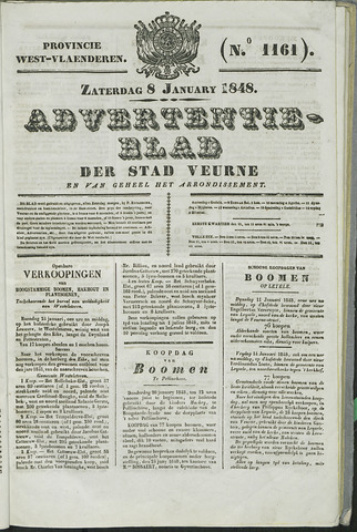 Het Advertentieblad (1825-1914) 1848-01-08