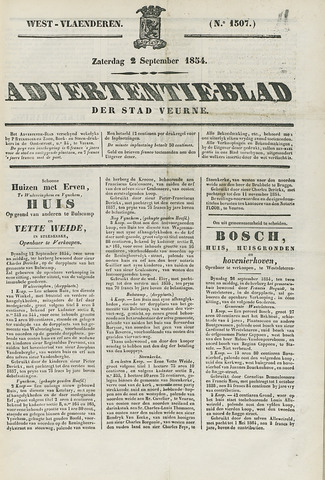 Het Advertentieblad (1825-1914) 1854-09-02