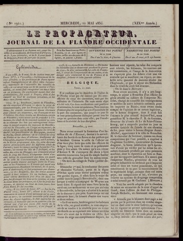 Le Propagateur (1818-1871) 1836-05-11