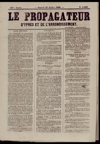 Le Propagateur (1818-1871) 1869-07-31