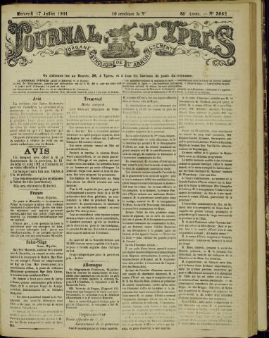 Journal d’Ypres (1874 - 1913) 1901-07-17