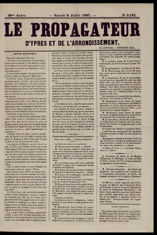 Le Propagateur (1818-1871) 1867-07-06