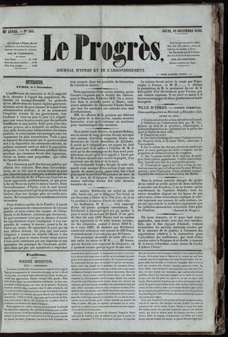 Le Progrès (1841-1914) 1846-12-10
