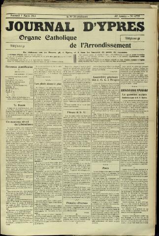 Journal d’Ypres (1874 - 1913) 1913-03-01