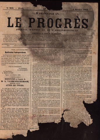Le Progrès (1841-1914) 1883-10-04