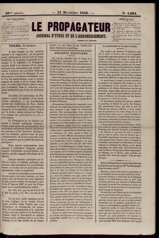 Le Propagateur (1818-1871) 1856-12-24