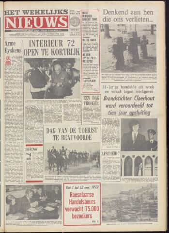 Het Wekelijks Nieuws (1946-1990) 1972-10-27