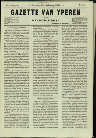 Gazette van Yperen (1857-1862) 1858-02-27