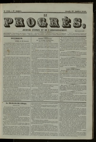 Le Progrès (1841-1914) 1848-07-27