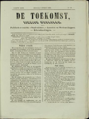 De Toekomst (1862-1894) 1862-08-03
