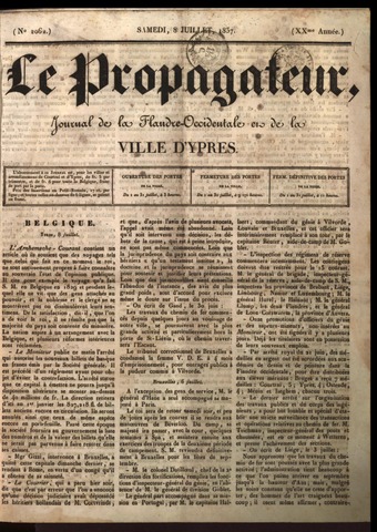 Le Propagateur (1818-1871) 1837-07-08
