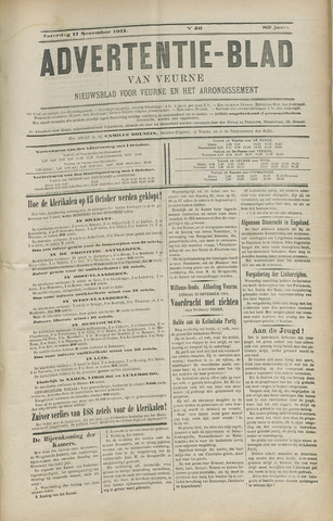 Het Advertentieblad (1825-1914) 1911-11-11