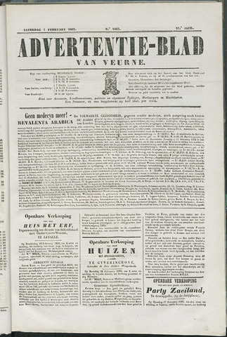 Het Advertentieblad (1825-1914) 1863-02-07