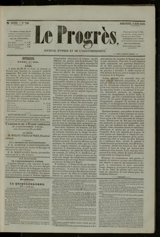 Le Progrès (1841-1914) 1848-06-04